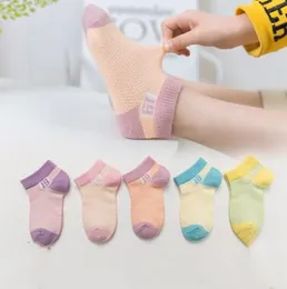 Bebê Socks Crianças Verão malha Navio Meias Fox Listrado Meia chinelos macios Casual Meias Princesa Dança Tornozeleira Elastic Socks Calcetines CZYQ5703