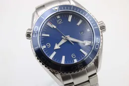 300M luxury watch automatic movement 43 mm Blue dial Blue frame sapphire glass case 316 stainless steel with gentleman watch sport watch