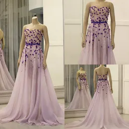 2019 Wróżki Prom Dresses Sweetheart Koronki 3d Kwiatowy Appliqued Koraliki Ilusion Suknie Wieczorowe Linia Szyfonowa Formalna Party Dress