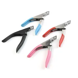Pro False Nail Clippers Professional Stainless Art Tips Edge Cutters False Nail Clipper Tips Manicure Tool