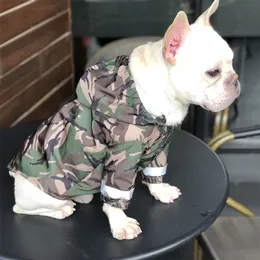 小さな犬のための防水レインコートペット犬の服フレンチブルドッグパグコスチュームヨーカイの花の反射テープドロップシッピングT191116