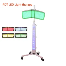 Populär 7 färg LED -ljusterapi PDT LED -ansiktssalongskönhetsmaskingolv stående rörligt