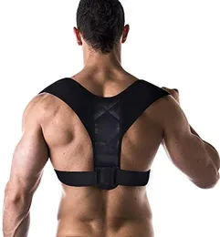 Premium Back Correction Band Andningsbar Anti-Humpback Tillbaka Korrigering med Clavicle Justerbar sittande ställning Band Body Braces Stöd