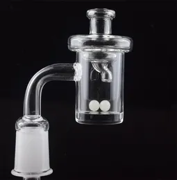 Prezzo di fabbrica 5mm Fondo trasparente 10mm 18mm 14mm Maschio Femmina Quarzo Banger Vetro per unghie UFO Carb Cap Terp Perla per dab bong