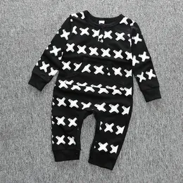 Детские ромперы хлопок Осенняя детская одежда Бимпетки для новорожденных мальчика девочка Румпер 0-18 месяцев