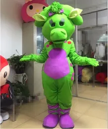 Barney rosa dinossauro dos desenhos animados da mascote do caráter