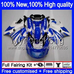 ZZR 1100 för Kawasaki ZX 11R ZZR-1100 1993 1998 1999 2000 2001 208MY.66 ZX11 ZZR1100 ZX-11R 93 01 ZX11R 93 98 99 00 01 Cool Blue Fairing