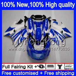 ZZR 1100 Per KAWASAKI ZX 11R ZZR-1100 1993 1998 1999 2000 2001 208MY.66 ZX11 ZZR1100 ZX-11R 93 01 ZX11R 93 98 99 00 01 Carena blu freddo