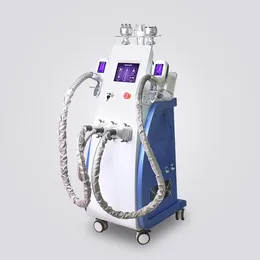 Yeni 3 Kriyo Kolu Cryolipolysis Kriyoterapi 800 W Ultrasonik Vakum Lipo Kilo Kaybı Lazer Yağ Donma Şekillendirme Kavitasyon Güzellik Makinesi