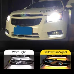 2PCS dla Chevrolet Cruze 2009 2012 2012 2012 2012 2014 Sygnał LED DRL DRL Light