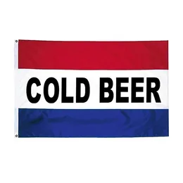 3x5 Cold-Beer-Flagge, 68D Polyester, 90 % Beschnitt, National Outdoor Indoor Digital bedrucktes Polyester, alle Länder, kostenloser Versand