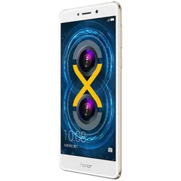 Oryginalny Huawei Honor 6x Odtwórz 4g LTE Telefon komórkowy 4 GB RAM 32GB 64 GB ROM Kirin 655 OCTA Core Android 5.5 "12MP Pincelek ID Telefon komórkowy