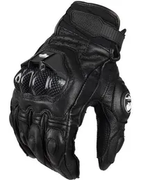 Htmotostore moda esportes ao ar livre casual luvas de couro dos homens motocicleta proteção corrida cross country full finger216q