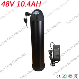 Free Customs No Tax 500W 48V 10AH Ebike Battery Pack With 54.6V 2A Charger Ebike Lithium Battery 20A BMS Electric Bike Battery