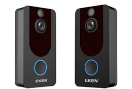 EKEN V7 HD 1080P Smart Home Video Doorbell Camera Wireless Wifi Real-Time Phone Cloud storage Night Vision PIR Motion Detection