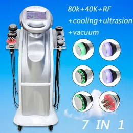 Slimming Machine 2022 New Profession RF Cavitation 80k with 7 Handles /40k Ultrasound Cavitation Body