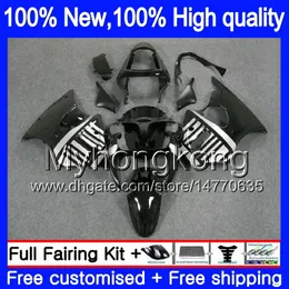 Corpo Para KAWASAKI ZX600 600cc ZZR600 2005 2006 2007 2008 Carroçaria 219MY.149 ZX600CC ZZR600 ZZR 600 05 06 07 08 completa Fairing Black White