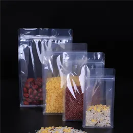 Transparent Storting Storage Bag Kitchen Bag Transparent Zipper Bag Portable Freezing Food Zipper Storage Bags yq01662