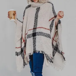 Burberry lattice sales cloak poncho sweater