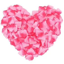 100Pcs Set Rose Petals Artificial Flower Petals Wedding Flower Girl Bridal Flowers Hotel Home Party Valentine Flower Decoration