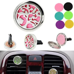 23 Styles Home Essential Oil Diffuser For Car Air Freshener Perfume Bottle Locket Clip With 5PCS Felt Pads Home Fragrances HH7-355