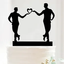 Arcylic faggotry male homosexuality cake topper wedding anniversary cake decoration accessory FEIS hotsale