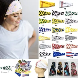 Bandas Baseball livre Sports Headband Mulheres Homens Softball equipa de futebol Cabelo Sweat Headbands Yoga fitness Scarf Esporte Toalha