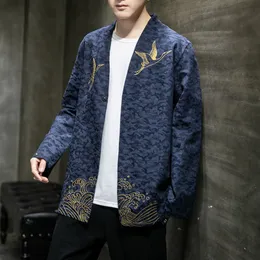 Sinicism Store New Mens Spring Embroidery Jacket Men Chinese Style Casual 2020 Jacket Male Traditional Fashion Coat Oversize 5XL