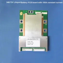 Freeshipping 24V 72V 87.6V Lifepo4 배터리 PCB (72V 오토바이 용) 리튬 배터리 BMS with100A 24 시리즈 용 Lifepo4 배터리 팩