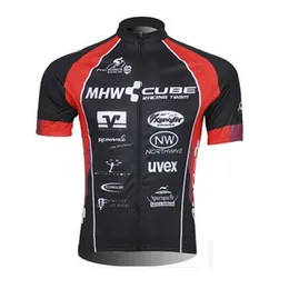 Pro Team Cube Cycling Jersey Mens Estate Quick Dry Sports Uniform Mountain Bike Shirts Road Bicycle Top Racing Abbigliamento Sportivo all'aperto Sportswear Y21041278