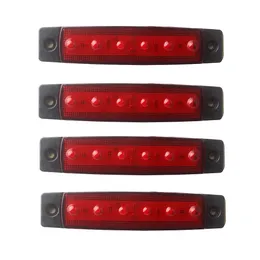 ZIQIAO 4PCS Car Truck Trailer Side Marker Indicators Lights Brake Signal Lamp