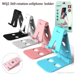 Holder de celular universal 360 Rotation Desk para celulares montagem portátil dobrável ABS mini celular tânds