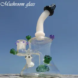 2020 Hitman Glass Bubbler Banger Mushroom Bägare med oljeplatta DAB Rigglas Bong tjockt glas Billiga pris