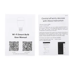 E27 6W WiFi Smart Bulb Smartphone Controlled Dimmable Color Changing Music Sync Party Lights