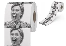 Pappershanddukar Partihandel - Hillary Clinton Toalett Creative Selling Tissue Funny Gag Joke Gift 10 st per uppsättning