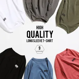 SIMWOOD Langarm T-Shirt Männer Mode Frühjahr Neue Tops Brief Oansatz T-shirt Lässige Streetwear 100% baumwolle 2019 Tees 180482