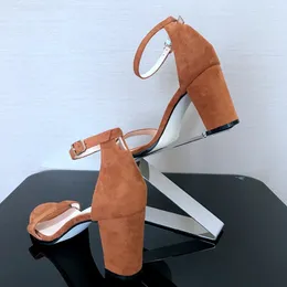 Hot Sale-Women Sandalia Feminina Sandalias Mujer Lady High Heel Sandals Skor Kvinna Platform Sommarskor Kvinnor Högklackat Pumpar