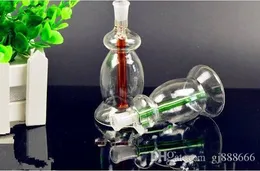 Белая вода Горшок Shaped нюхательный бутылки, Оптовая Bongs масло горелки Трубы Водопроводные трубы стеклянные трубные нефтяные вышки для курения Бесплатная доставка