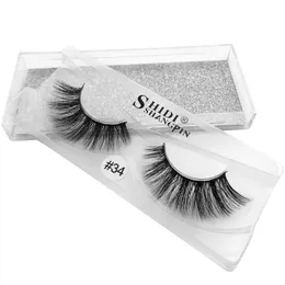 (new)Sexy 100% hand 3D mink hair beauty thick solid mink wool false eyelash high quality free delivery