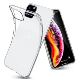 Ultra-ince Yumuşak TPU Telefon Kılıfı Şeffaf Celar Jel Kristal Arka Kapak iphone 12 Mini 11 Pro Max XS XR X 8 7 6 Artı