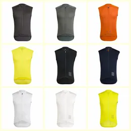 Rapha Team Cycling ärmlös tröja väst andas snabb torr polyester Ny utomhuscykelkvalitet Sommarcykelkläder Mens U71819