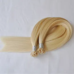 Najlepsza klasa 8A-100% nieprzetworzona końcówka wentylatora ludzkie włosy 1G/S200s/Lot Blonde 613 dla hurtowych przedłużania włosów Indian Remy