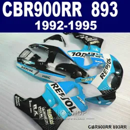 7ギフトフェアリングキットホンダCBR900RR CBR 893 1992-1995ブルーホワイトブラックフェアリングセットCBR 900 RR 09 10 11 MU89