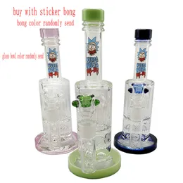 Dhzhaoshop Glass Bongs Classics Design厚手8腕の木Percハニカム厚い水道管骨DABリグ