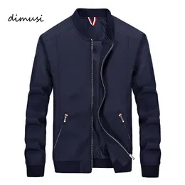 DIMUSI 남성 폭격기 재킷 패션 남성 봄 가을 착실히 보내다 윈드 코트 남성 캐주얼 솔리드 재킷 브랜드 의류 4XL, YA676 SH190906