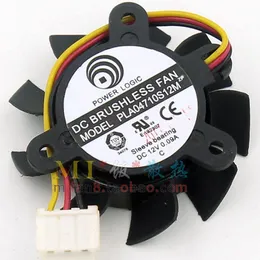 PLA04710S12M 37 mm çaplı 25 mm yükseklik 12V 0.09A 3 hat Grafik radyatör fa