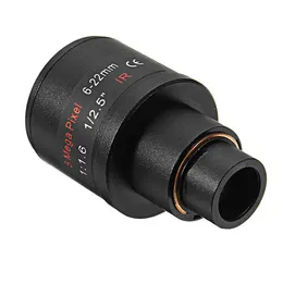 Obiettivo per fotocamera CCTV da 5 MP F14 con attacco HD 6-22 mm 12,5 IR F2.2 Zoom manuale per telecamera di sicurezza