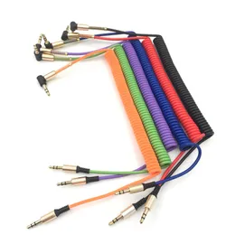 3.5 Jack AUX Audio Cable 3.5MM Male to Male Cable For Phone Car Speaker MP4 Headphone 1.7M Jack 3.5 Spring Audio Cables