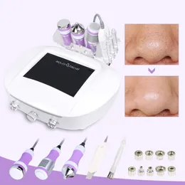 5 In 1 Microcurrent Diamond Micro Dermabrasion Skin Scrubber Machine 3Mhz Ultrasonic Massager Cool Blackheads Removal Anti-ageing