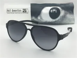 Luksusowe okulary przeciwsłoneczne dla mężczyzn Niemcy Designer Okulary przeciwsłoneczne dla kobiet IC Gefrome Tranon bez śruby metalowe okulary przeciwsłoneczne z pudełkiem UV400